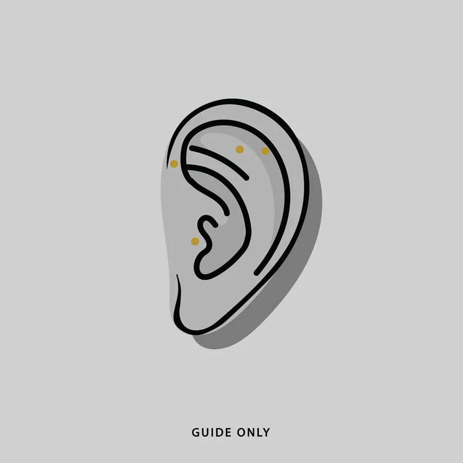 SERPENTINE. Sea Snake Bound Pearl Stud Earring - Gold - Image 4